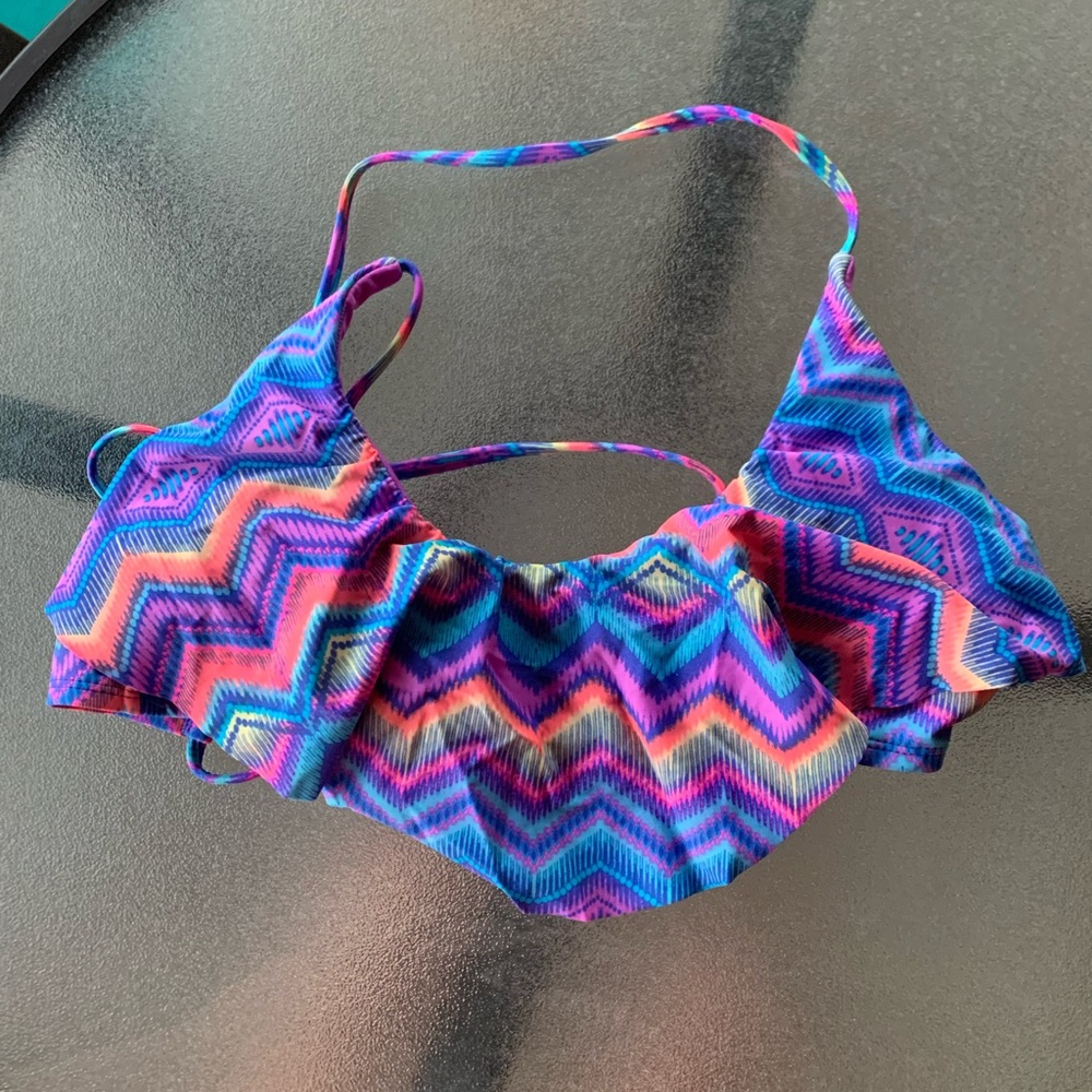 Fun ruffle bikini top